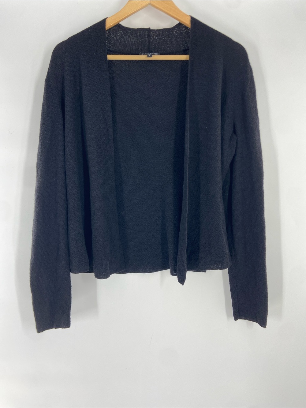 Eileen Fisher Black Cardigan Size S Gently Used